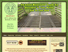 Tablet Screenshot of cattleguardforms.com